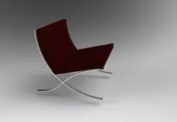 Silla Barcelona  Free 3D model