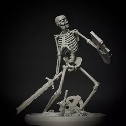 Skeleton Warrior Free Free 3D print model