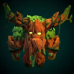 Wooden Golem Treant- Nature Spirit Free low-poly 3D model