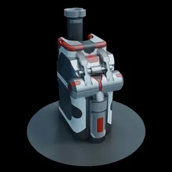 13 Sci-Fi 3D models - Props Asset Pack 3D model