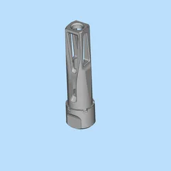 167 ccl Tactical Hunting Muzzle Brake-7 Digital 3D Model