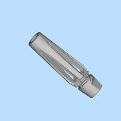 172 CCL Tactical Hunting Muzzle Brake - 12 Digital 3D Model