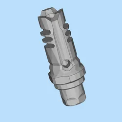 176 CCL Tactical Hunting Tactical Muzzle Brake - 16 Digital 3D Model
