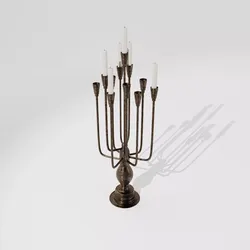 Antique Candle Stand 3D model