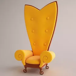 Armchair 3D model