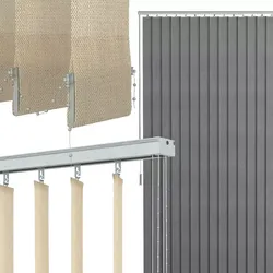 Blinds and curtains 3D model