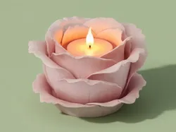 Bloom Light Decor Candle