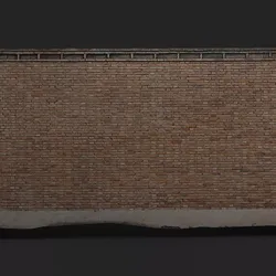 Brick Wall 004 3D model