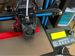 BTT Eddy adapter for Geeetech A10 (using BLTOUCH screws) _ Mount helper