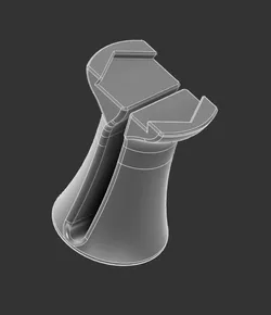 Clamp fixture for painting battletech figures