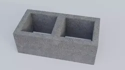 Concrate Block Low-poly 3D model