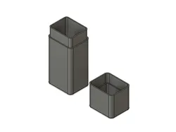 Container with sliding lid