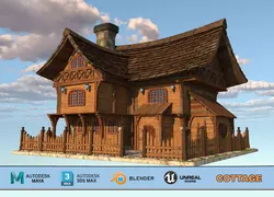 cottage 01 3D model