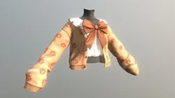 Cute Coat With Bears Pattern (With Bones)