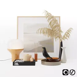 Decorative set 01 3D model