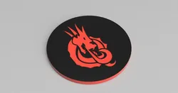 DRAGON THEMED DICE TRAY, 7 POCKETS