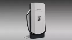 Electric Vehicle Charger Low-poly 3D model