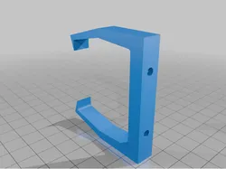 Extension lead socket group holder with 2 3.5mm holes for screws