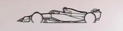 Formula 1 Racecar Silhouette