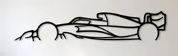 Formula 1 Racecar V6 Silhouette