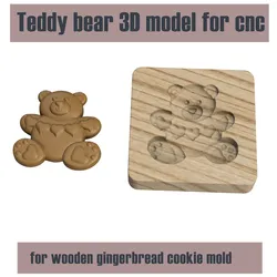 Gingerbread mold Teddy bear