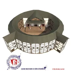 Globe Theatre 3D model