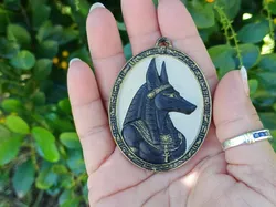 Jewelry & Accessories STL Descărcare - Vintage cameo of Anubis - cintia frias