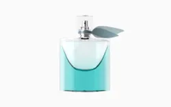 La vie est belle leaf shaped perfume bottle