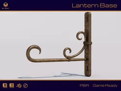 Lantern Base Low-poly 3D model