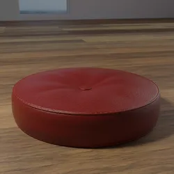 Leather Pillow 3D model