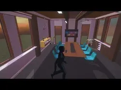 Metaverse Workroom Low-poly 3D model