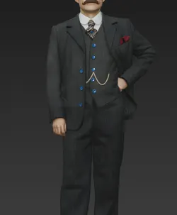 Model People Figure Dr. John Watson - Shelock Holmes Miniature