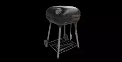 outdoor charcoal grill 3D model