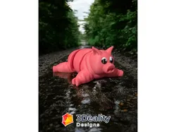 Overweight articulated pig