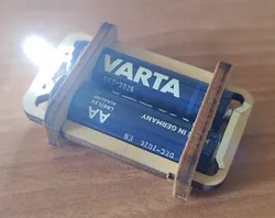 Plywood flashlight