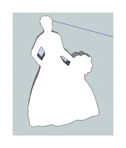 Princess cookie cutter