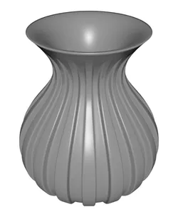 Ripple Bulb Vase
