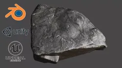 Rock - 3D PBR Low-poly 3D model