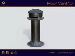 Roof Vent 15 Low-poly 3D model