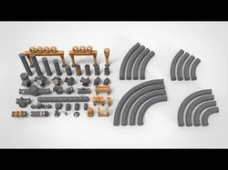 sci fi tube 3D model