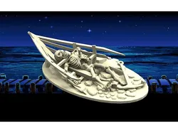 Shipwreck Dead Skeleton Pirate Sea Bottom