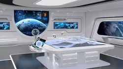 Technology space Exhibition Hall 3D model