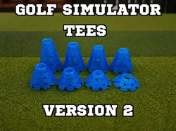 Tees de Simulador de Golf - Versión 2 - Modelo de impresión 3D gratuito