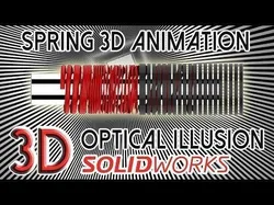 3D Optical Illusion Spring Animation Free 3D print model