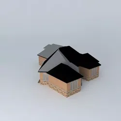 Brick House Free 3D model