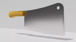 Butcher Knife Free low-poly 3D model
