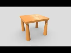 CC0 - Table 6 Free low-poly 3D model