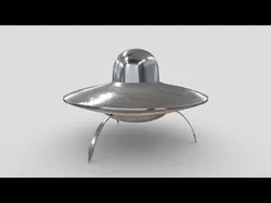 CC0 - UFO Free low-poly 3D model