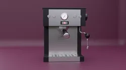 Coffee Maker Free low-poly 3D model