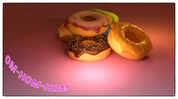 Donuts with sprinkles Free 3D model